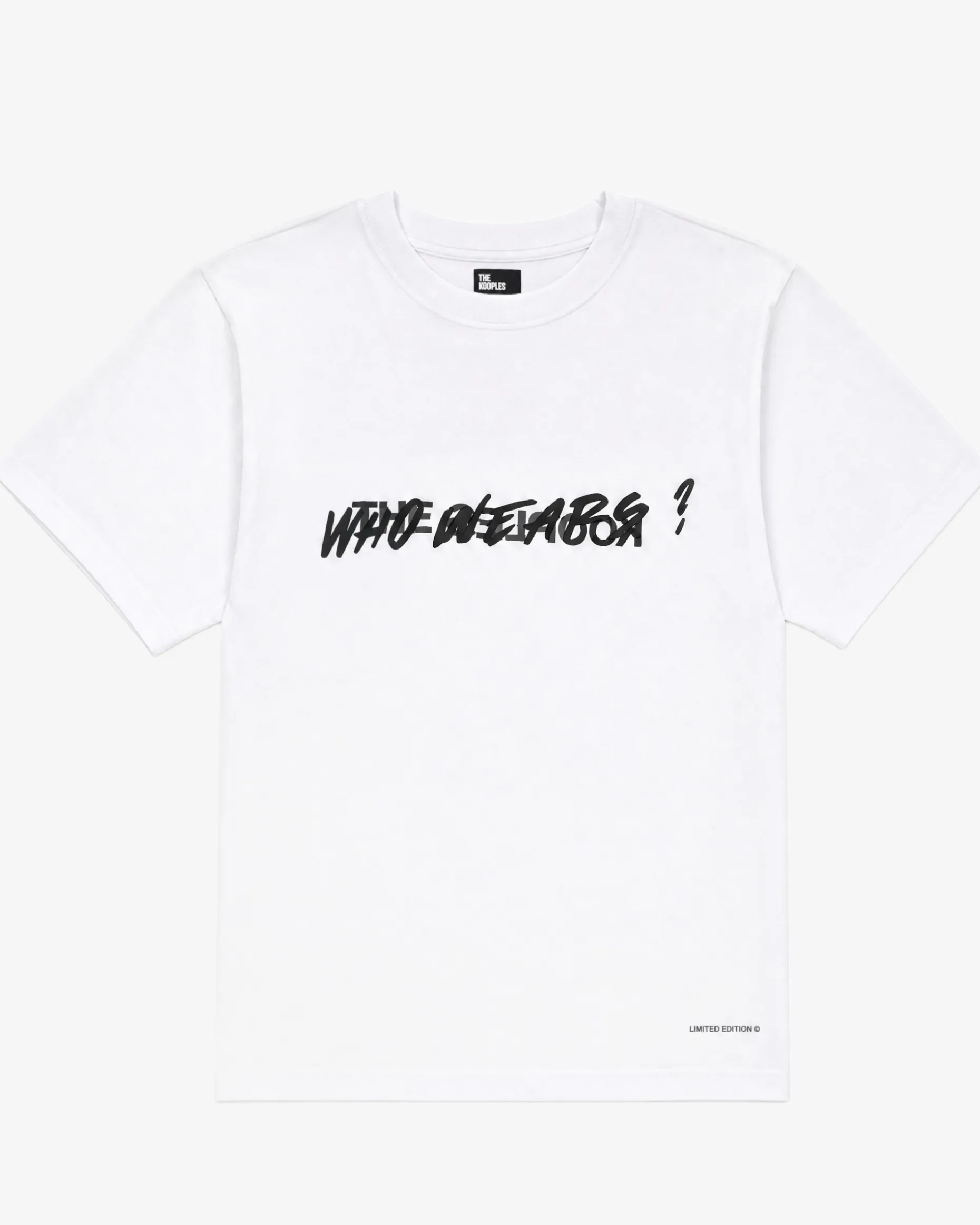 T-shirt Who Wears blanc mixte
