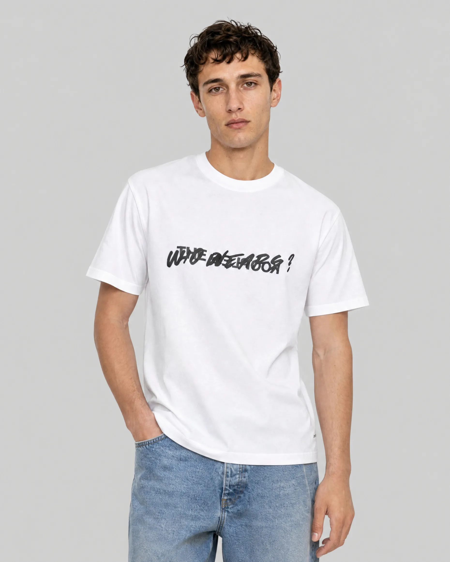 T-shirt Who Wears blanc mixte