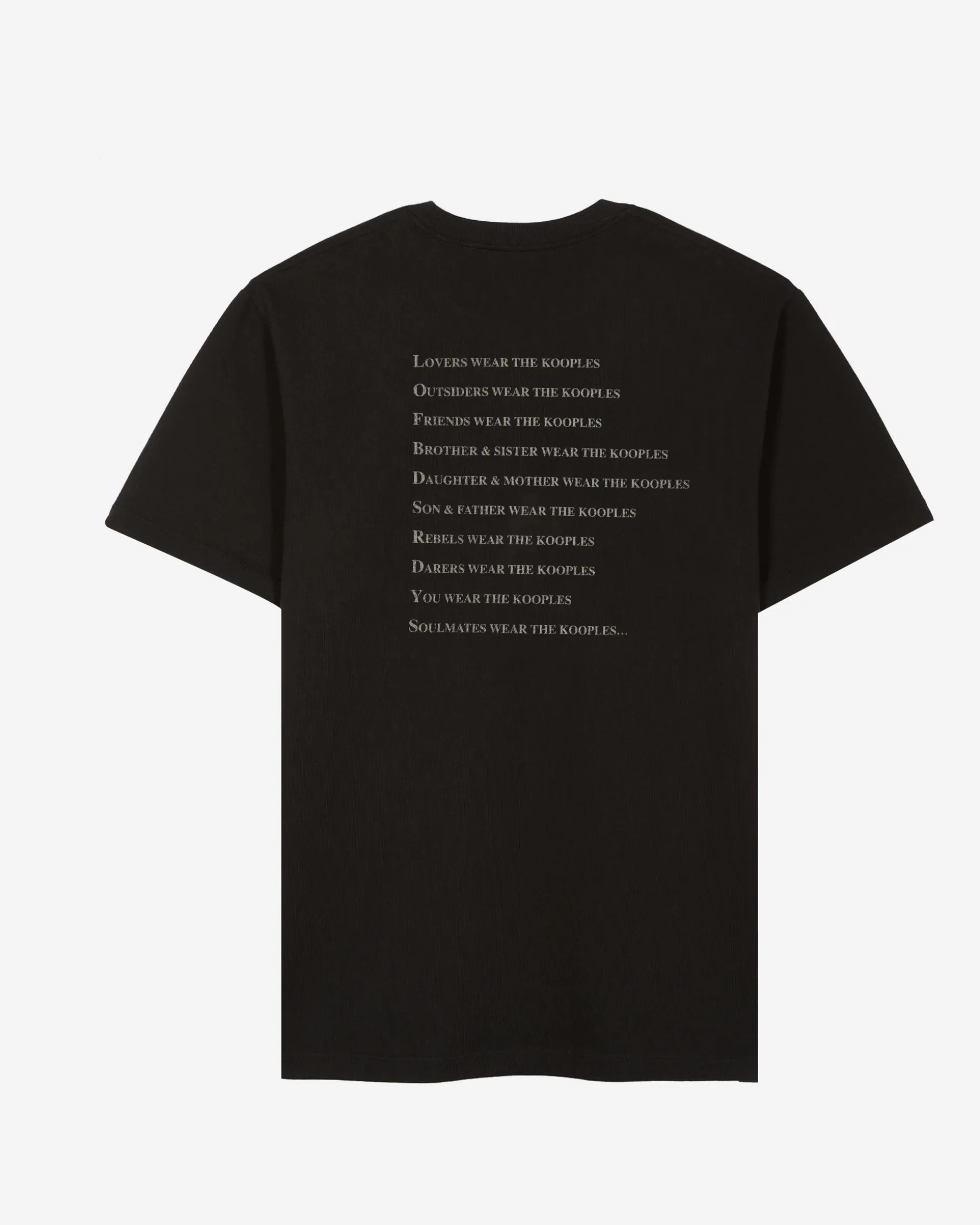 T-shirt Who Wears noir mixte