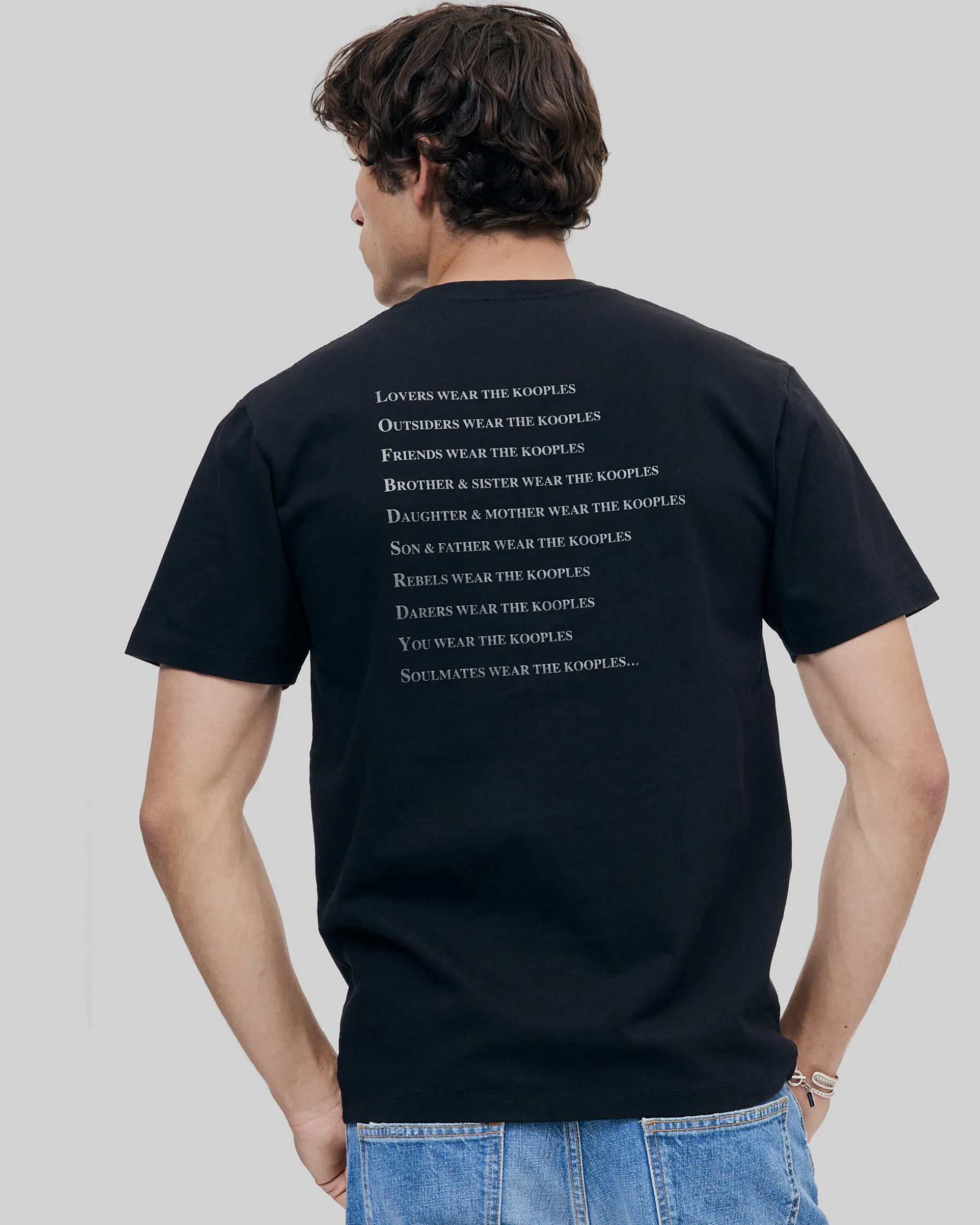 T-shirt Who Wears noir mixte
