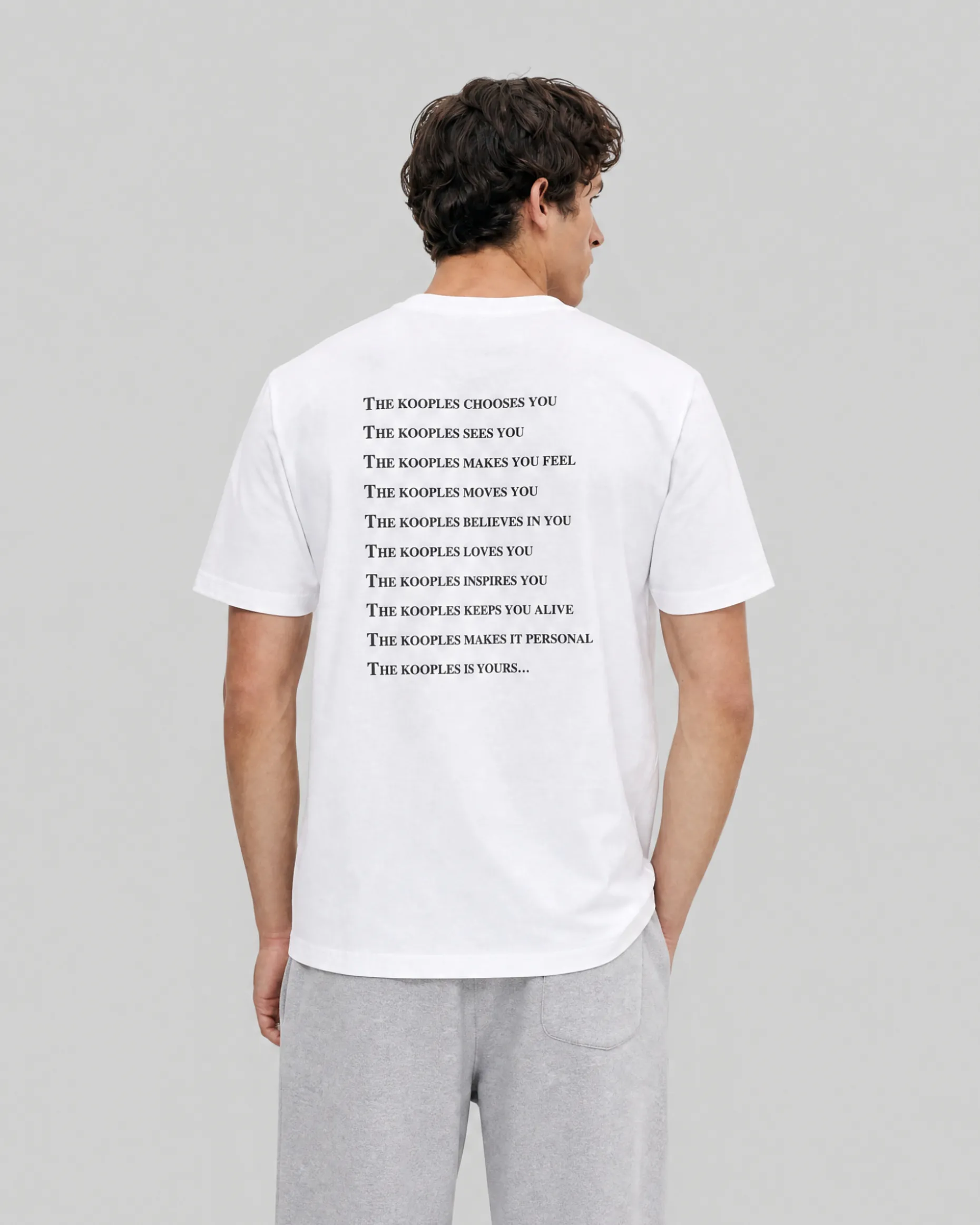 T-shirt Why Me blanc mixte