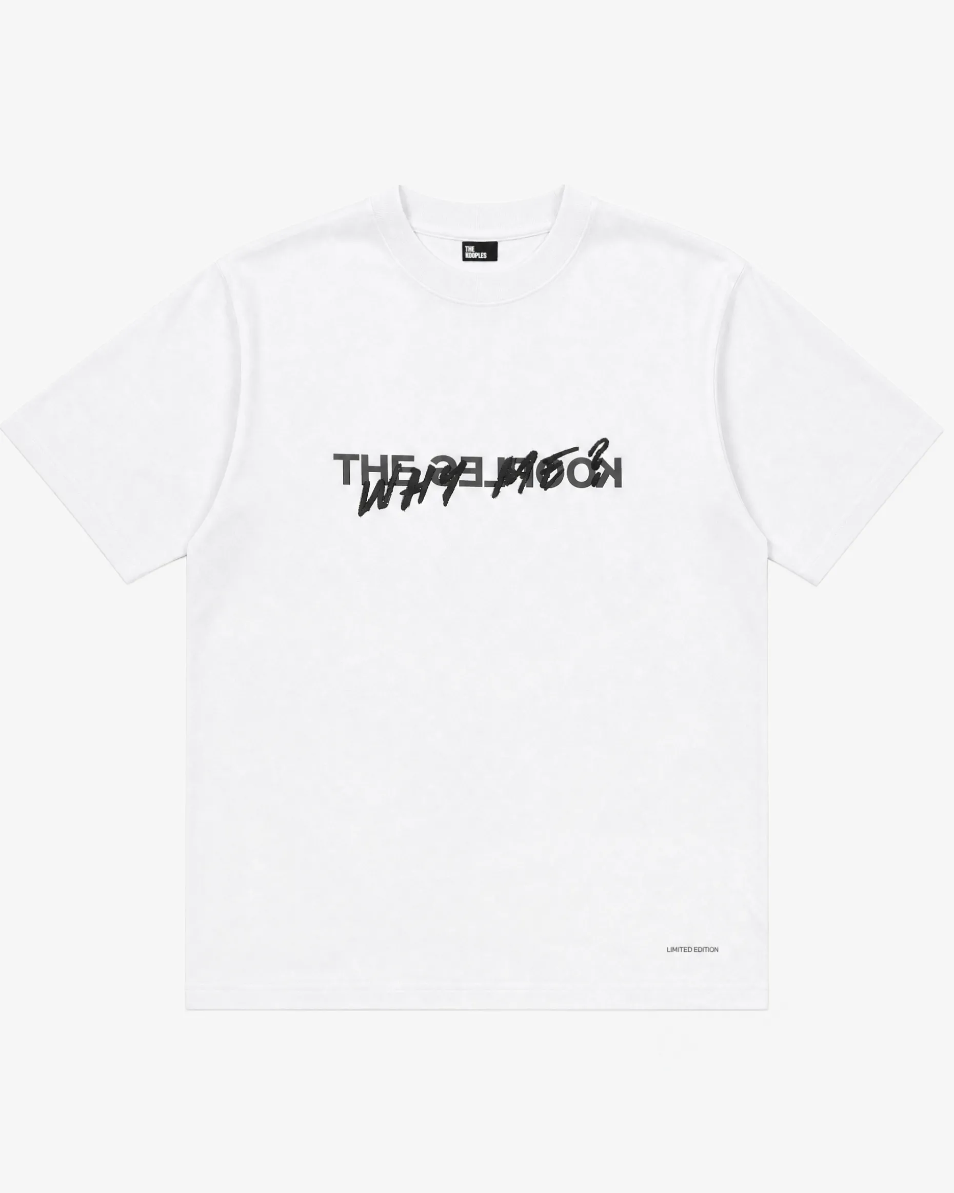 T-shirt Why Me blanc mixte