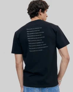 T-shirt Why Me noir mixte