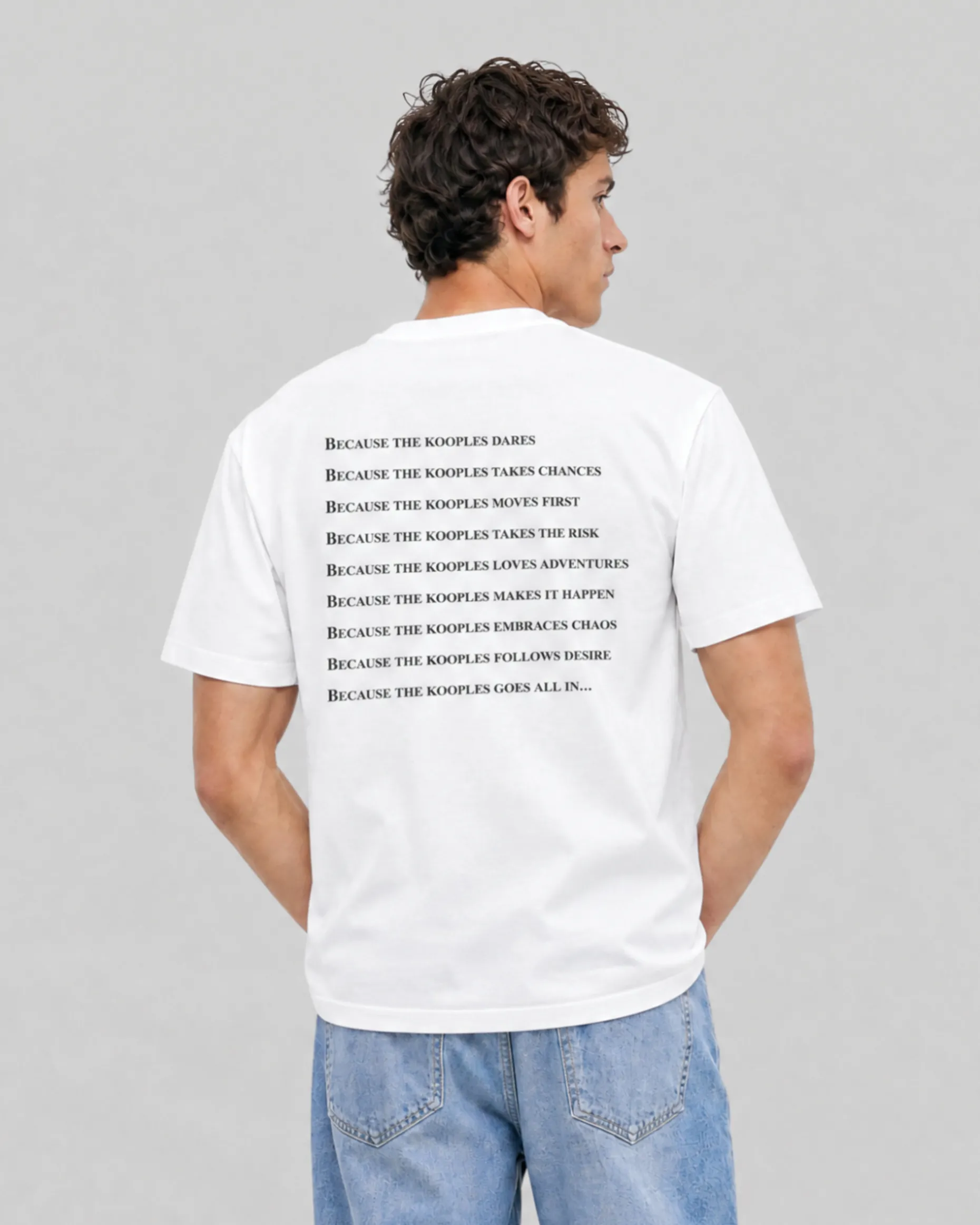 T-shirt Why Not blanc mixte