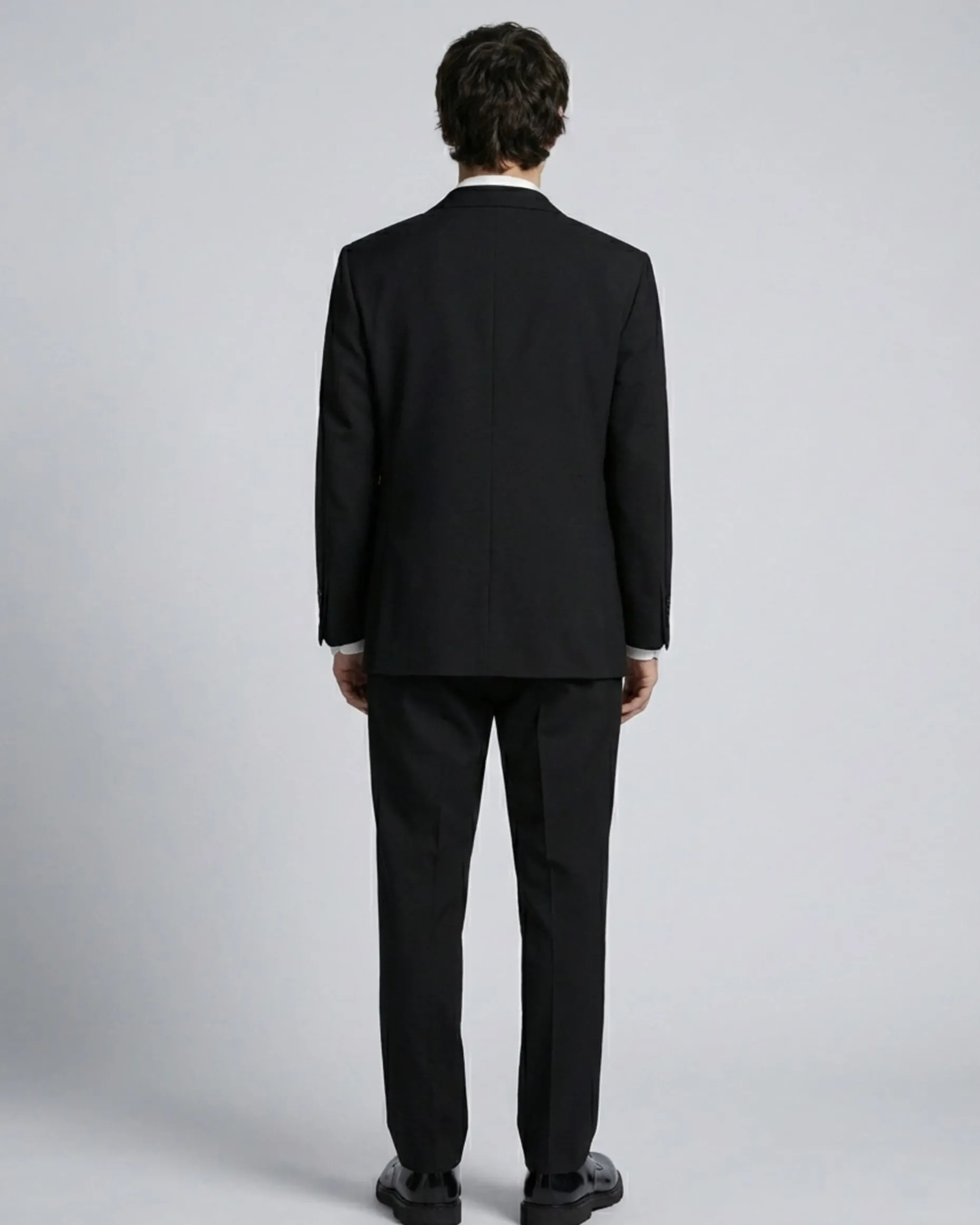 Veste de costume croisée marine