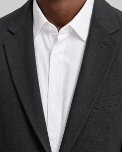 Veste de costume en laine gris anthracite