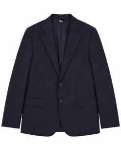 Veste de costume en laine marine