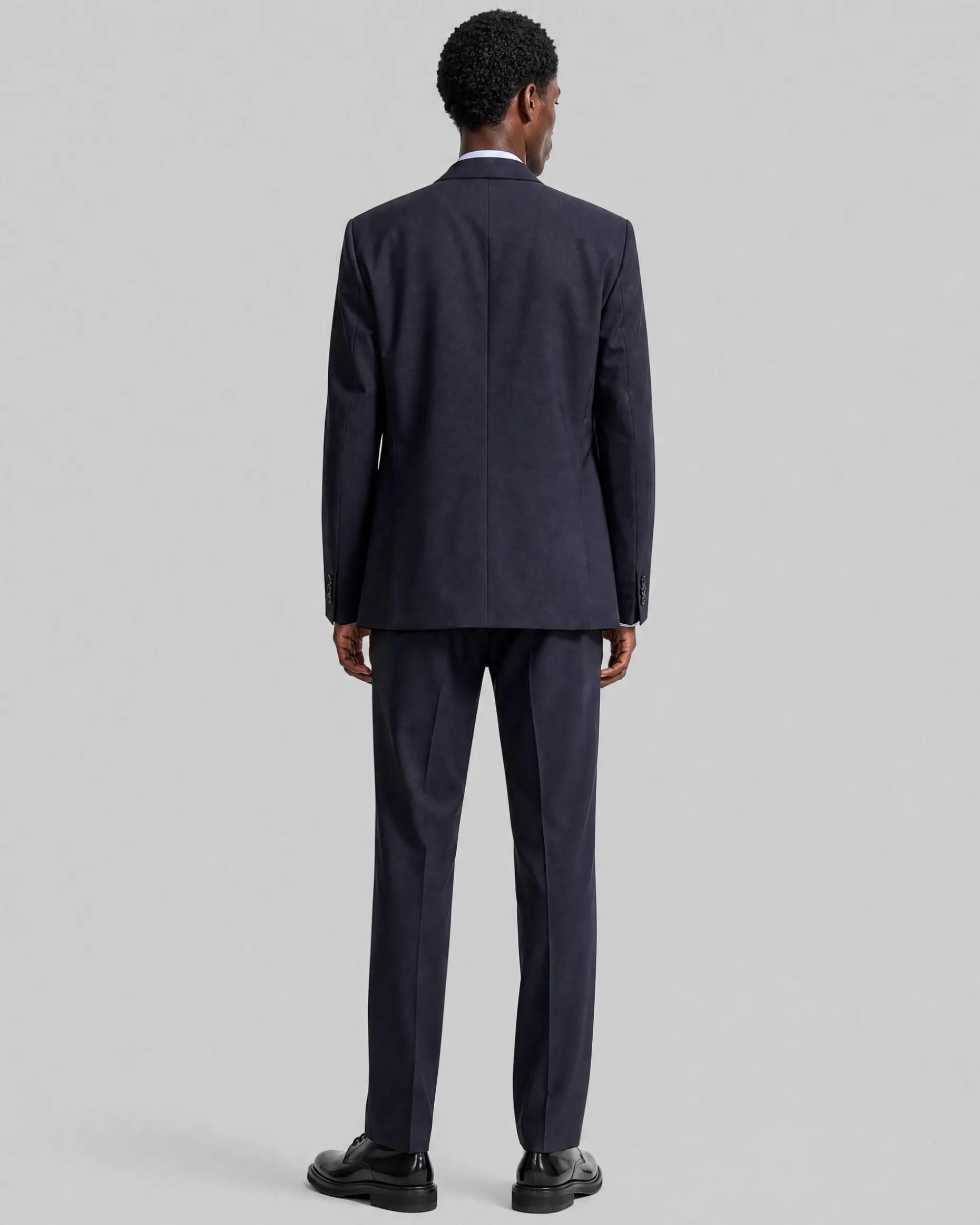 Veste de costume en laine marine