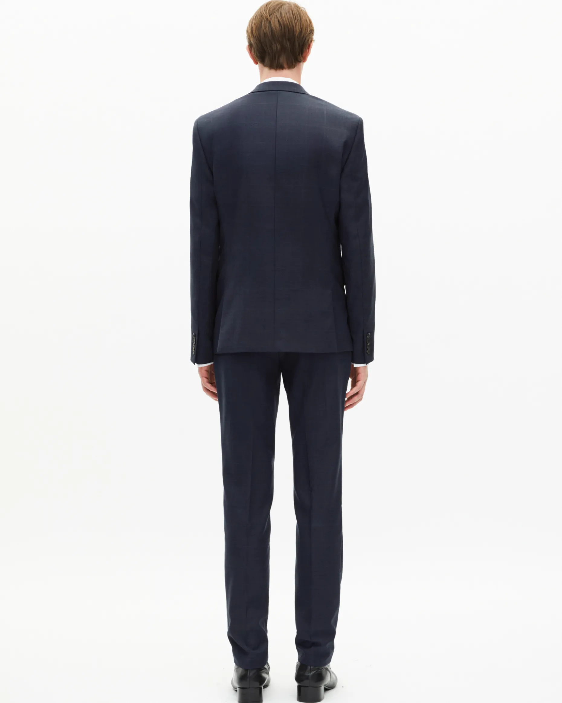 Veste de costume en laine marine