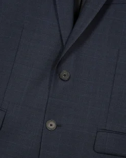Veste de costume en laine marine