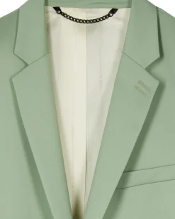 Veste de costume en laine verte