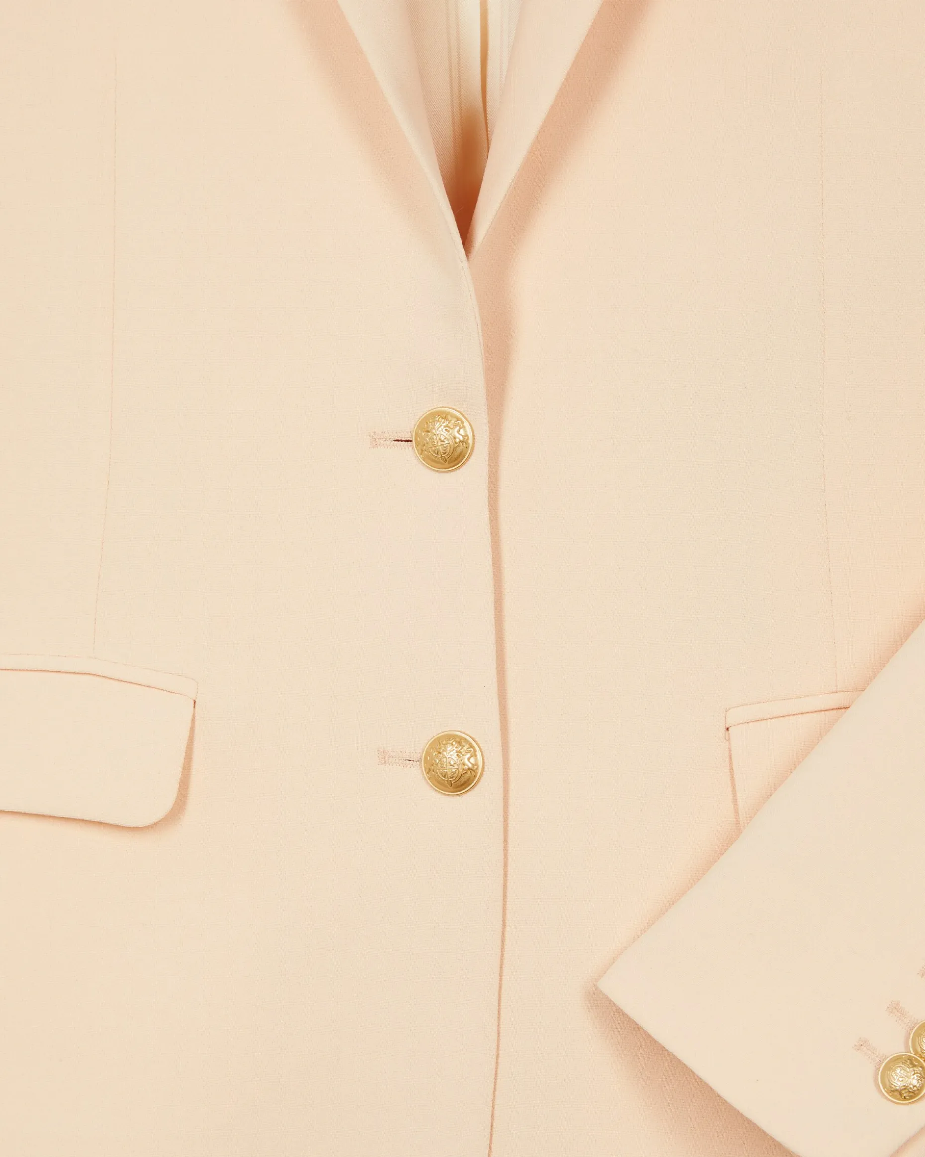 Veste de tailleur droite pêche