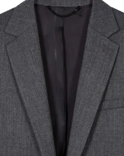 Veste en laine grise